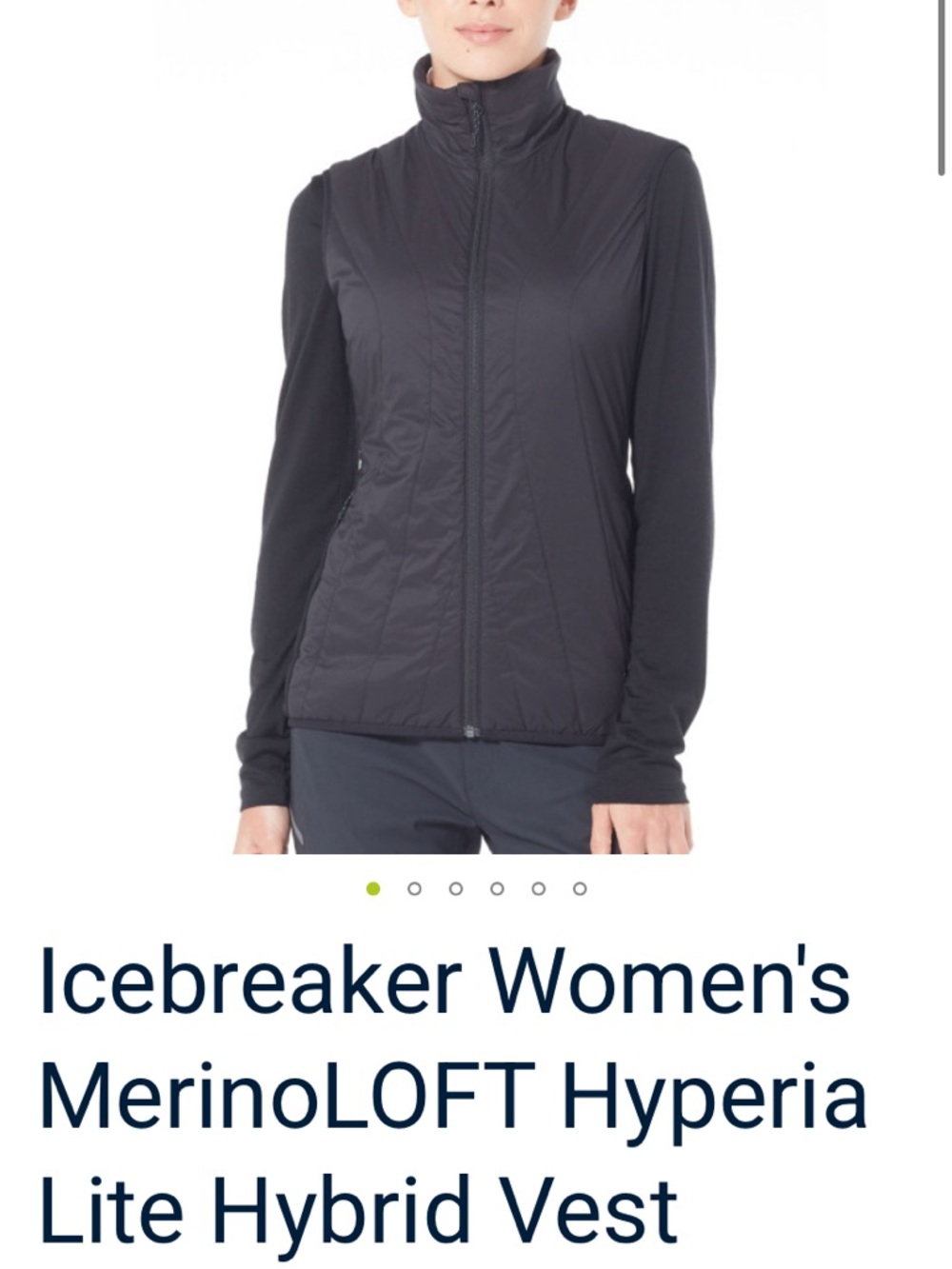 Icebreaker MerinoLOFT Hyperia Lite Hybrid Vest